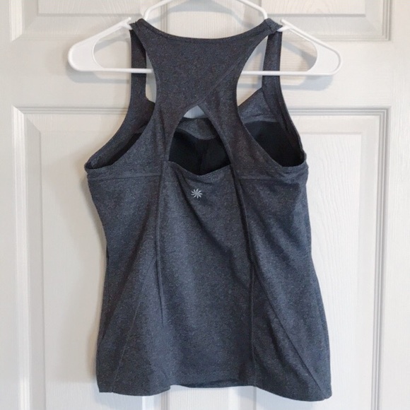 SOLD Like New! Athleta Switchback Charcoal Tank- S - Picture 3 of 8